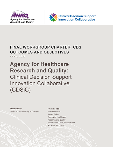 Outcomes and Objectives document cover