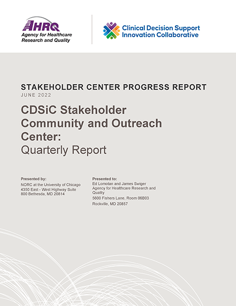 Stakeholder Center Quarterly Report Jan to June 2022