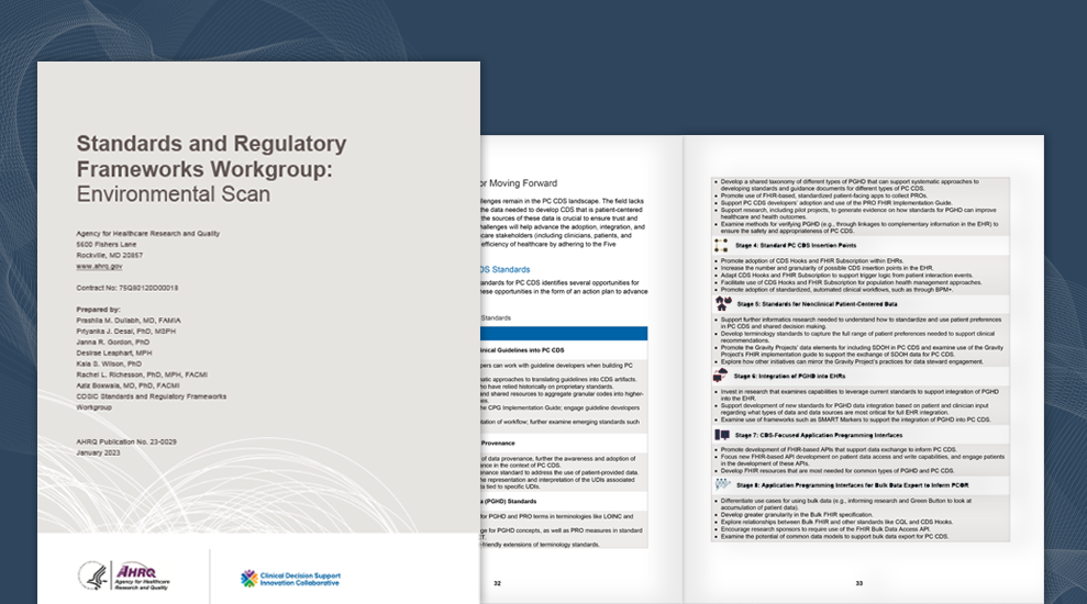Standards and Regulatory Frameworks Environmental Scan cover