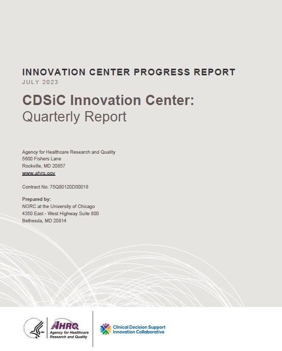 Innovation Center Quarterly Report, April to July 2023