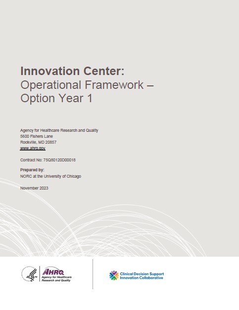 Innovation Center Option Year 1 Operational Framework document thumbnail