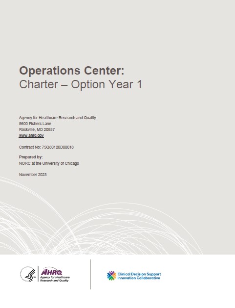 Operations Center Option Year 1 Charter document thumbnail