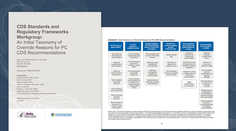 CDSiC Override Taxonomy