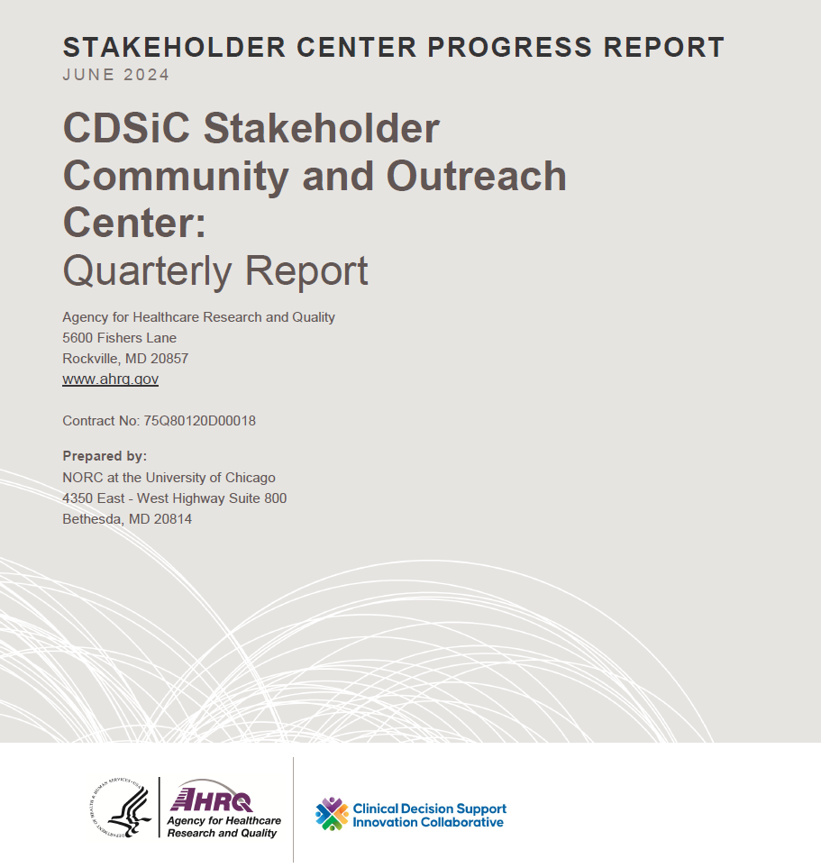 CDSiC Stakeholder Center Quarterly Report Q2 2024