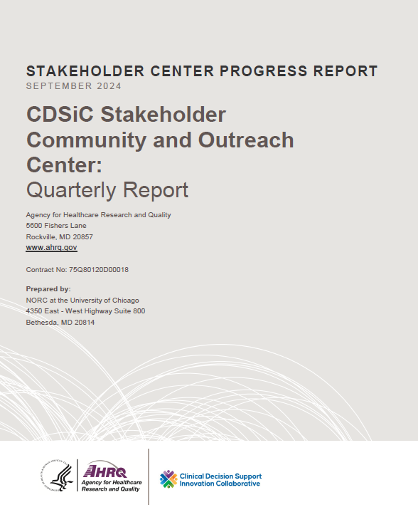 Stakeholder Center Quarterly Report, July to September 2024