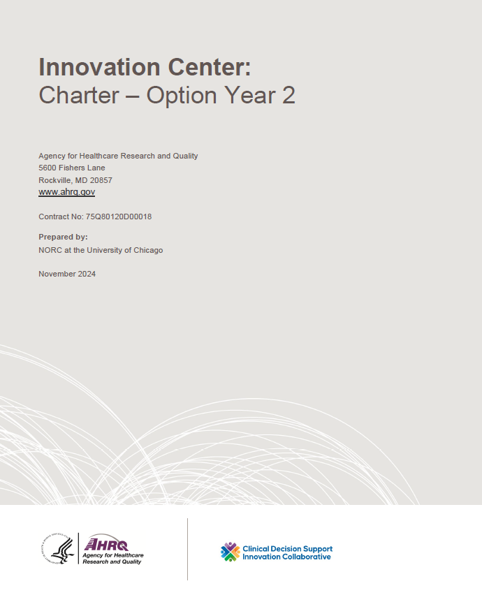 Innovation Center Charter Option Year 2 document cover