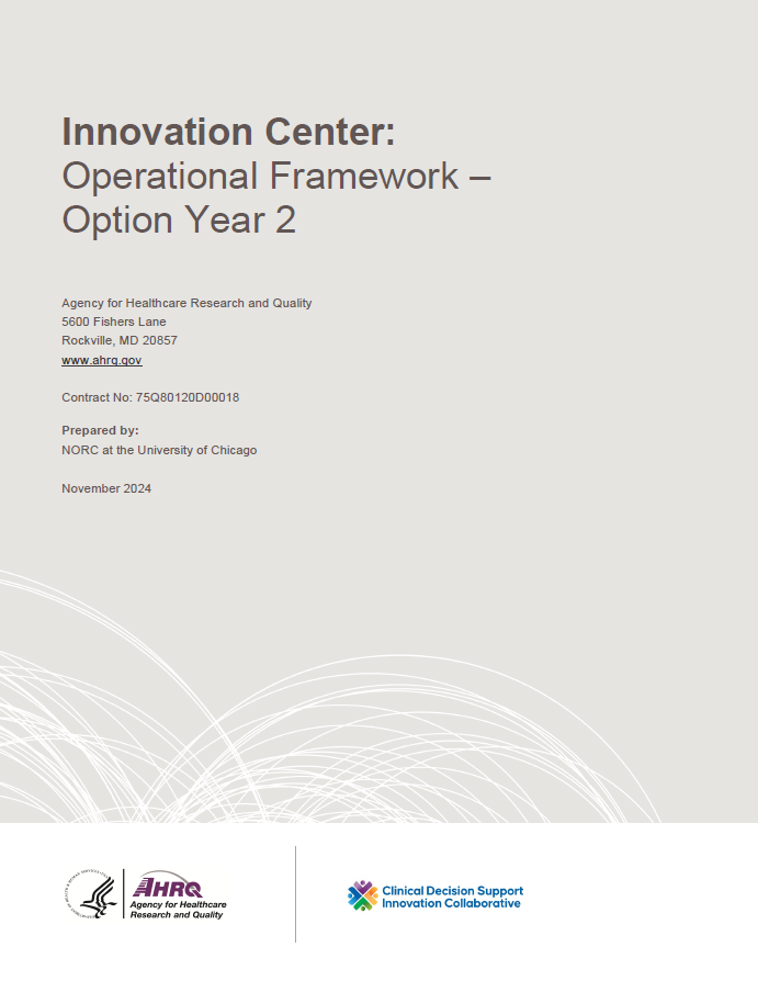 Innovation Center Option Year 2 Operational Framework document thumbnail