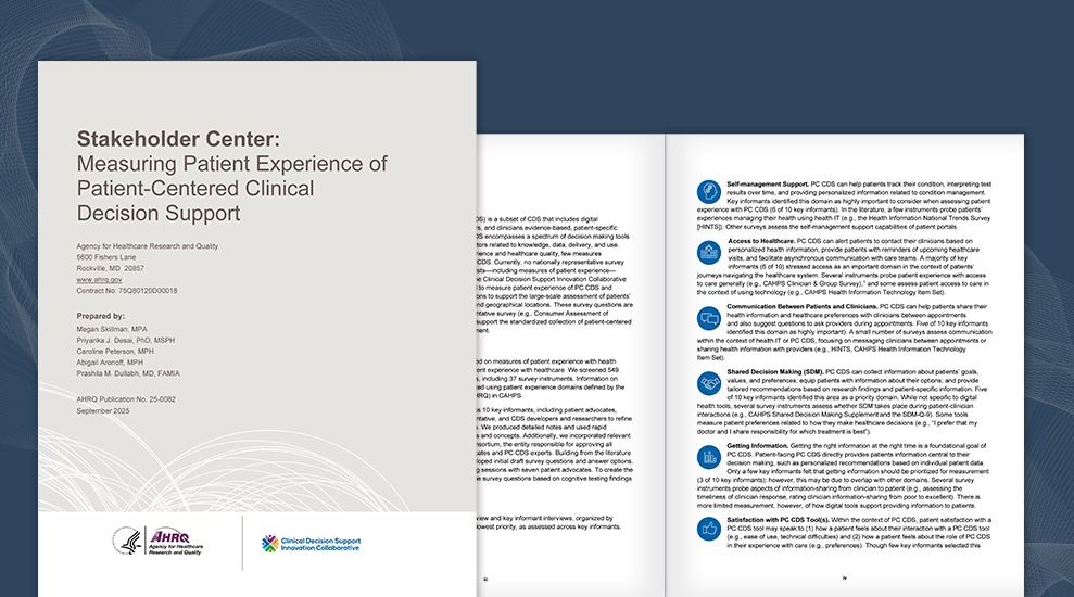 CDSiC Website Image Measuring Patient Experience